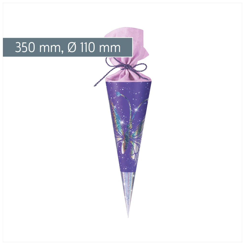 Schultüte Magic Butterfly | rosarot/lila