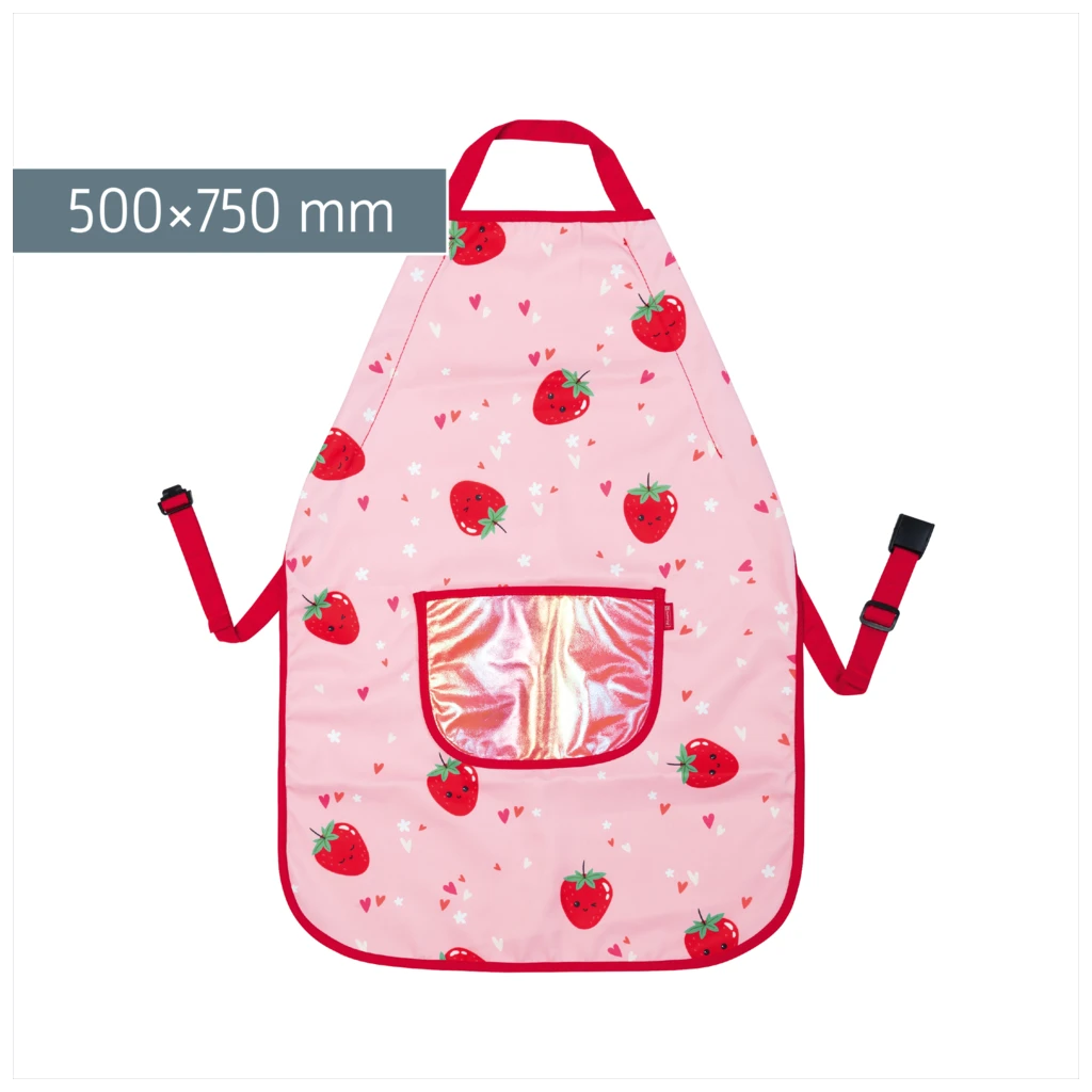 Kinderschürze Fruity Love | rosa/rot