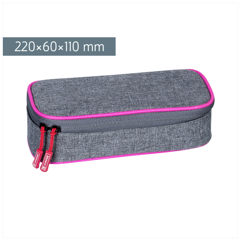 Schlampermäppchen „Stone“ | 1 Klappe(n), neonpink