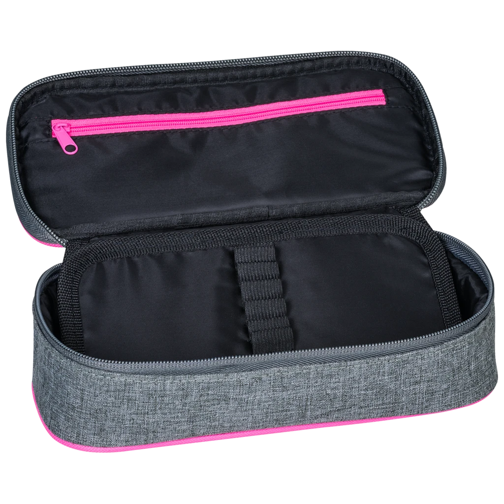 Schlampermäppchen „Stone“ | 1 Klappe(n), neonpink