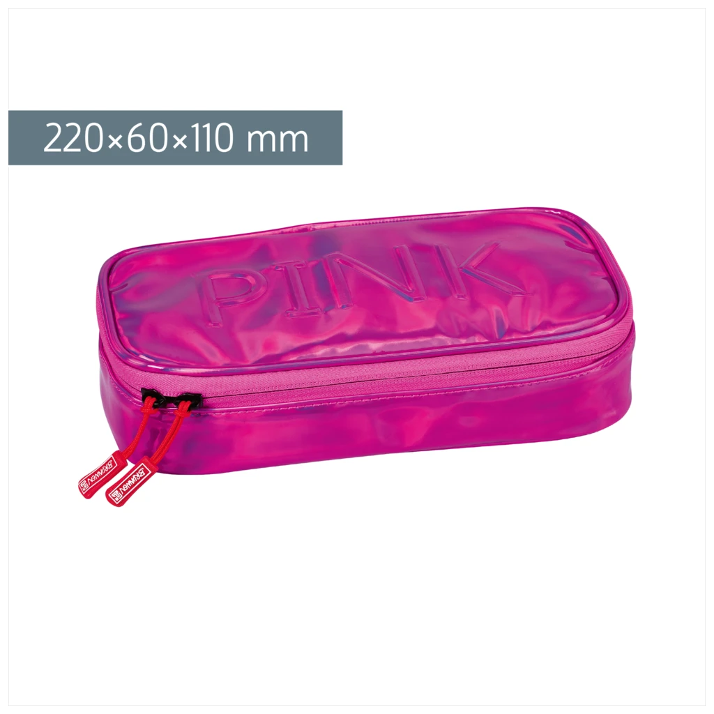 Schlampermäppchen „Electric“ | 1 Klappe(n), pink