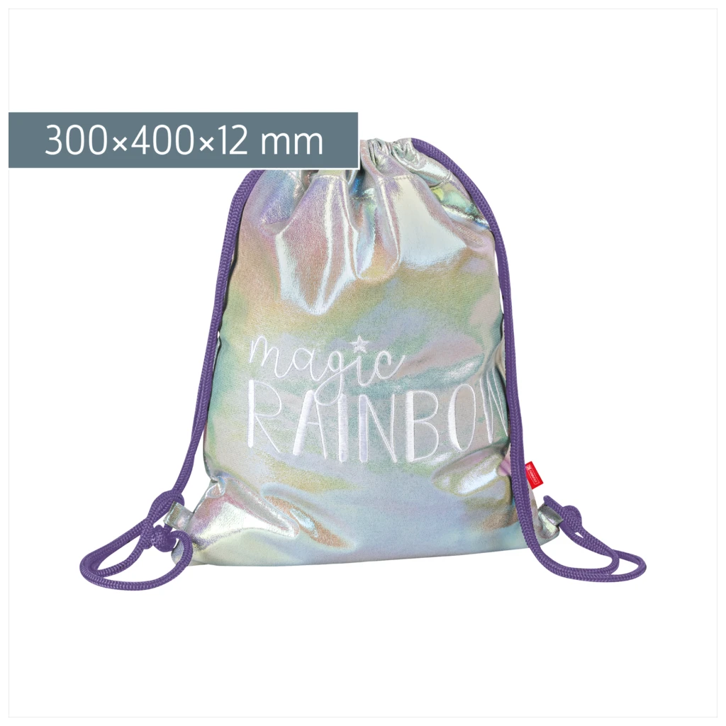 Sportbeutel Magic Rainbow | violett/mehrfarbig