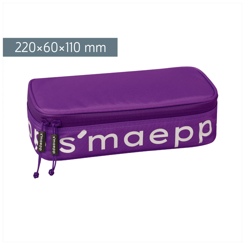 Schlampermäppchen s'maepp XL Colour Code | 1 Klappe(n), purple