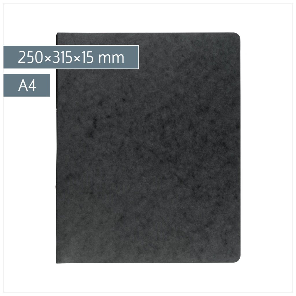 Ringbuch FACT!plus | A4, 2 Ringe, Füllhöhe: 15 mm, schwarz