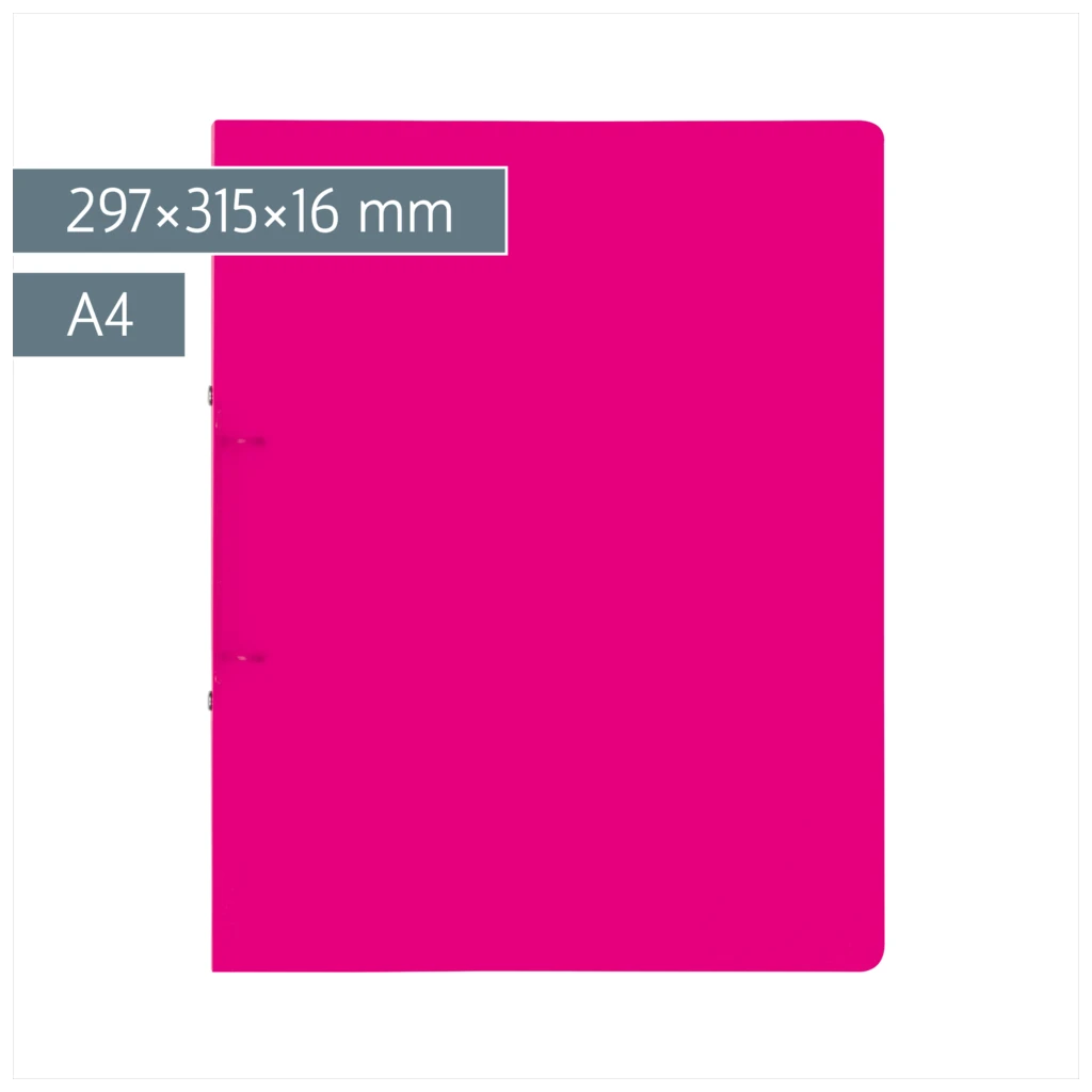 Ringbuch FACT!pp | A4, 2 Ringe, Füllhöhe: 16 mm, pink