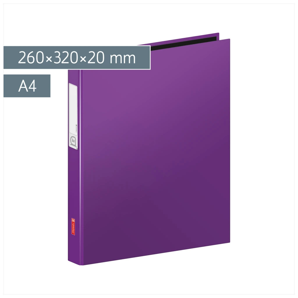 Ringbuch | A4, 2 Ringe, Füllhöhe: 20 mm, violett