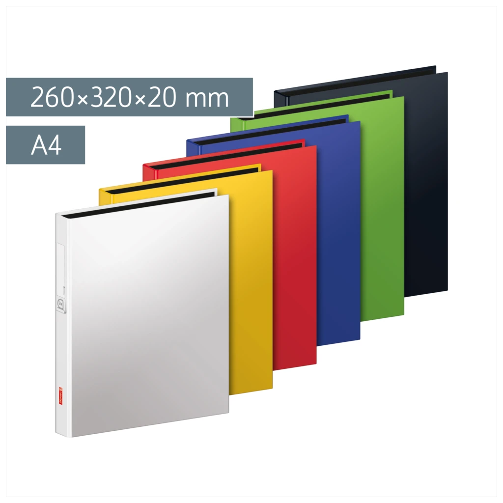 Ringbuch | A4, 2 Ringe, Füllhöhe: 20 mm, sortiert