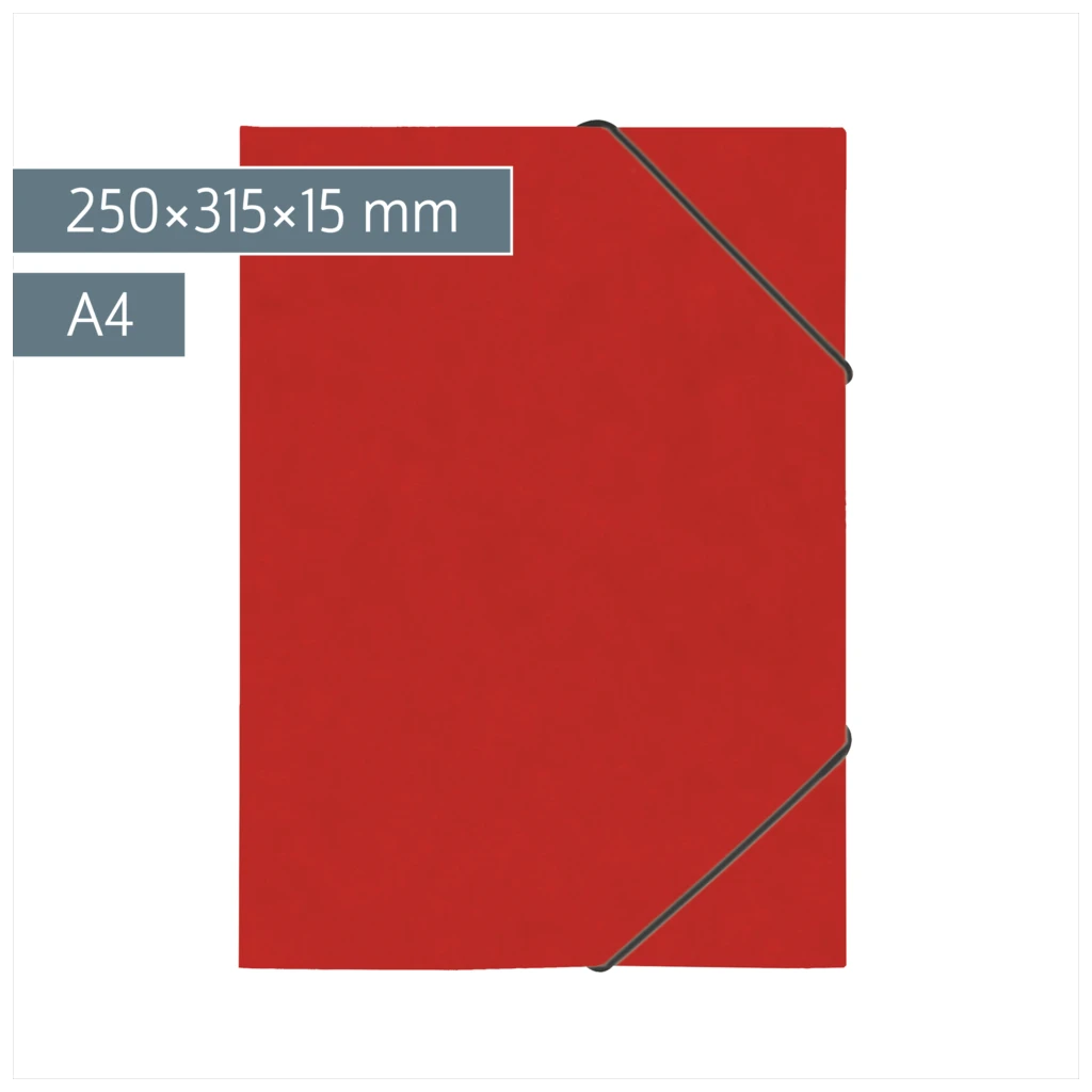 Ringbuch FACT!plus | A4, 2 Ringe, Füllhöhe: 15 mm, rot