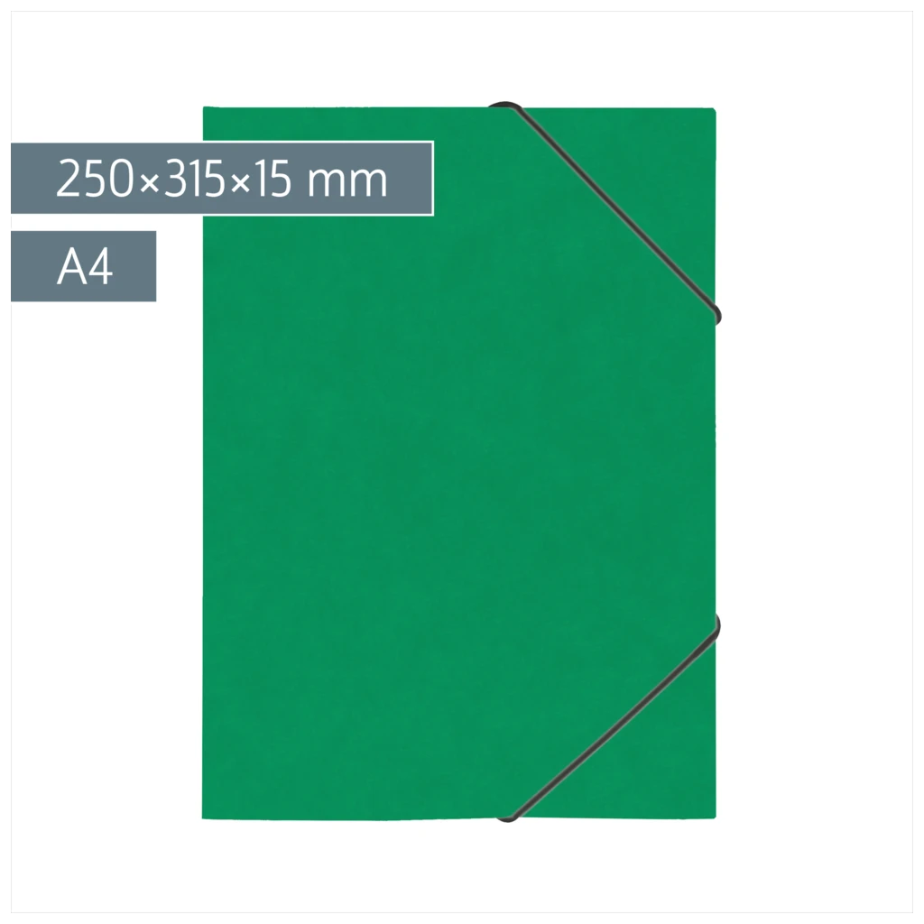 Ringbuch FACT!plus | A4, 2 Ringe, Füllhöhe: 15 mm, grün