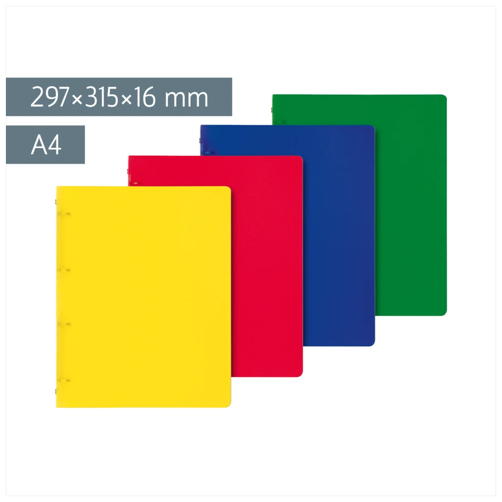 Ringbuch FACT!pp | A4, 4 Ringe, Füllhöhe: 16 mm, sortiert