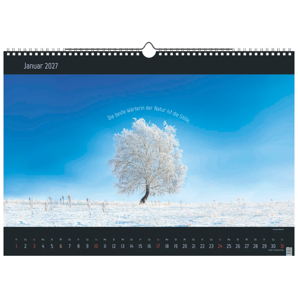Bildkalender 2027 „Stille Momente“ | 44×31 cm