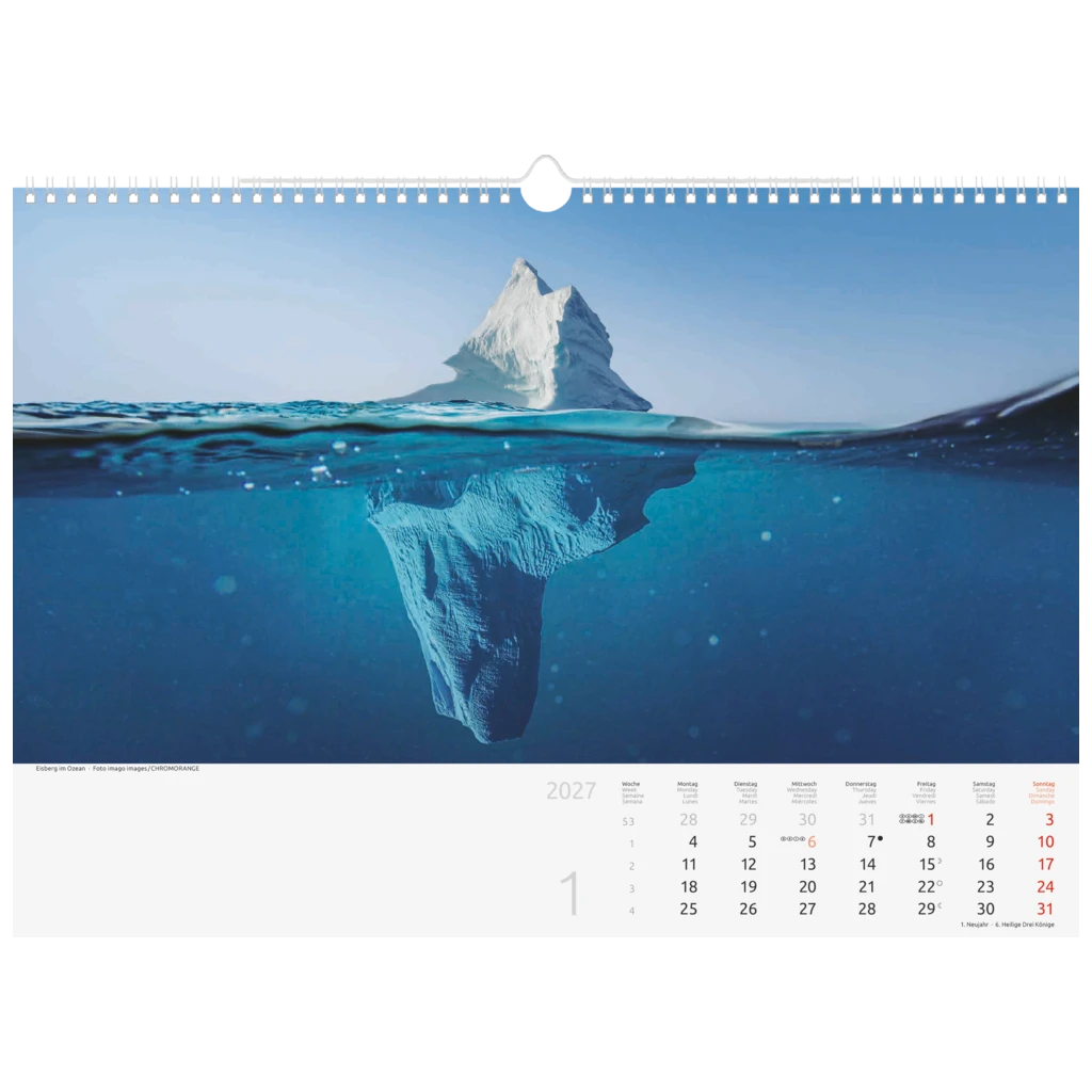 Bildkalender 2027 „Faszination Erde“ | 44×31 cm