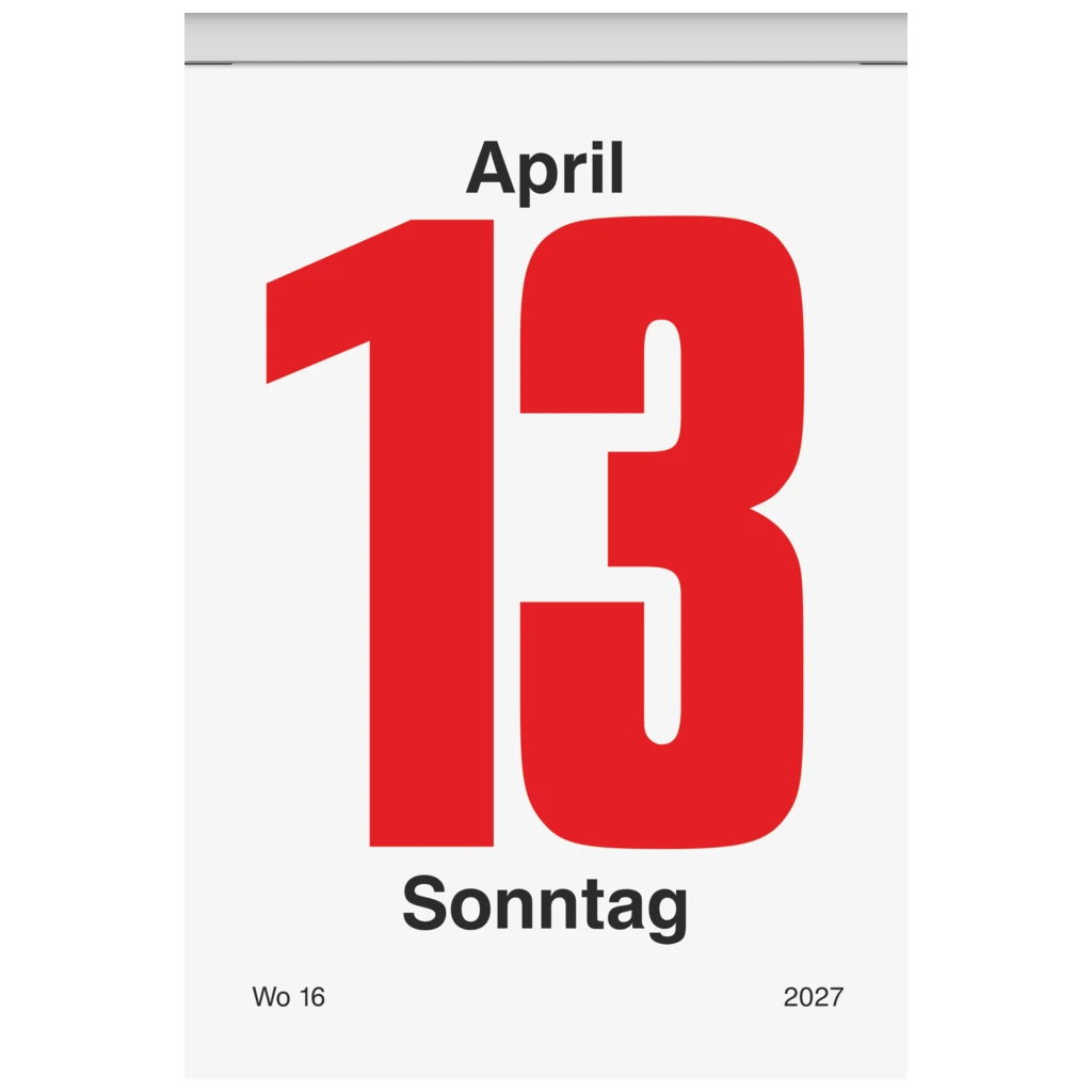 Abreißkalender 2027 Nr. 5 | 8,1×10,6 cm