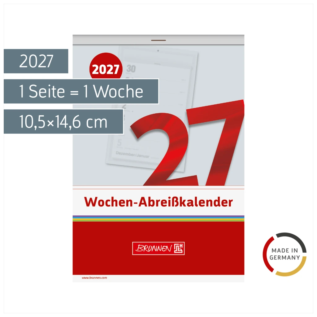 Abreißkalender 2027 Nr. 25 | 10,5×14,6 cm