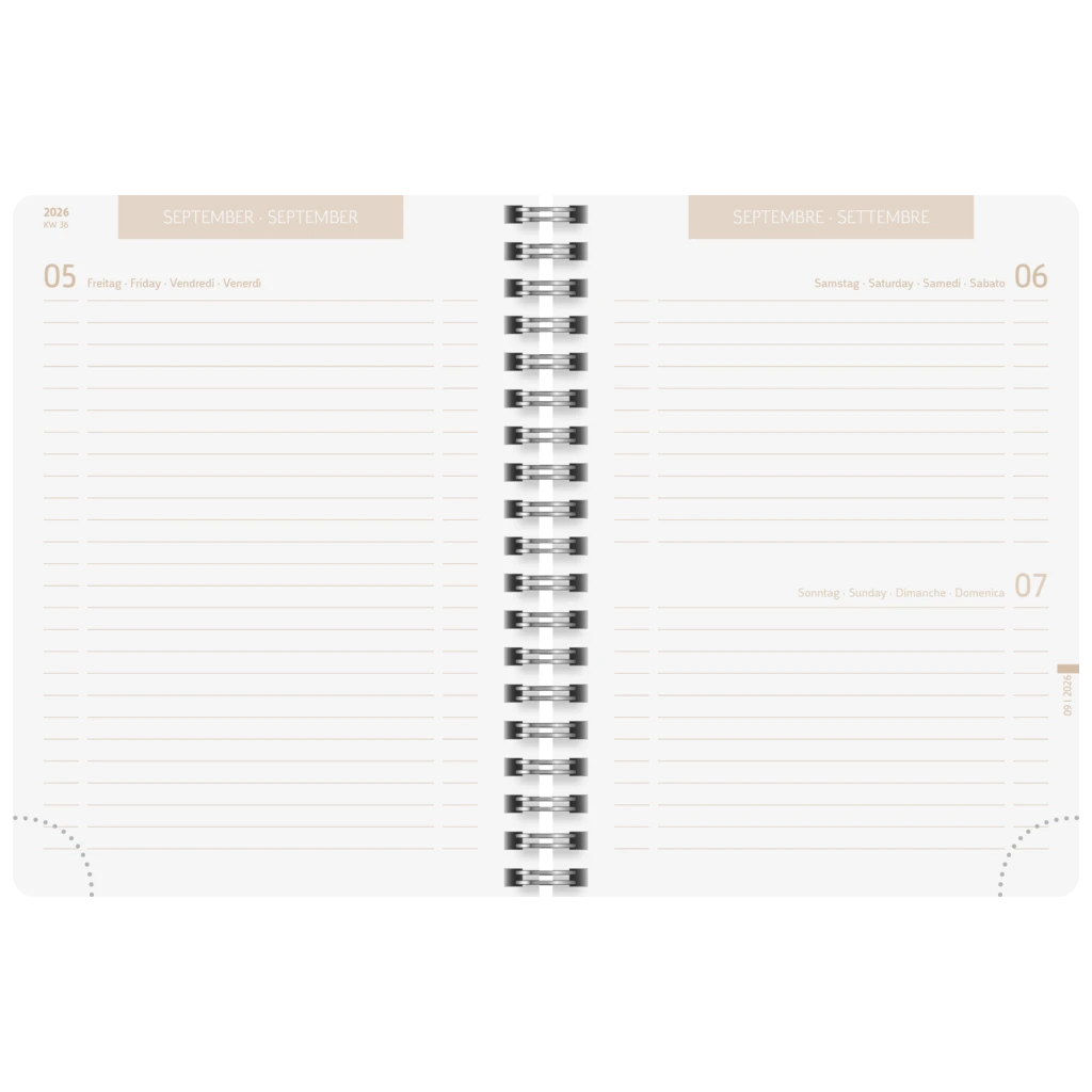 Schülerkalender 2026/2027 „Capy“ | A6, Kunststoff