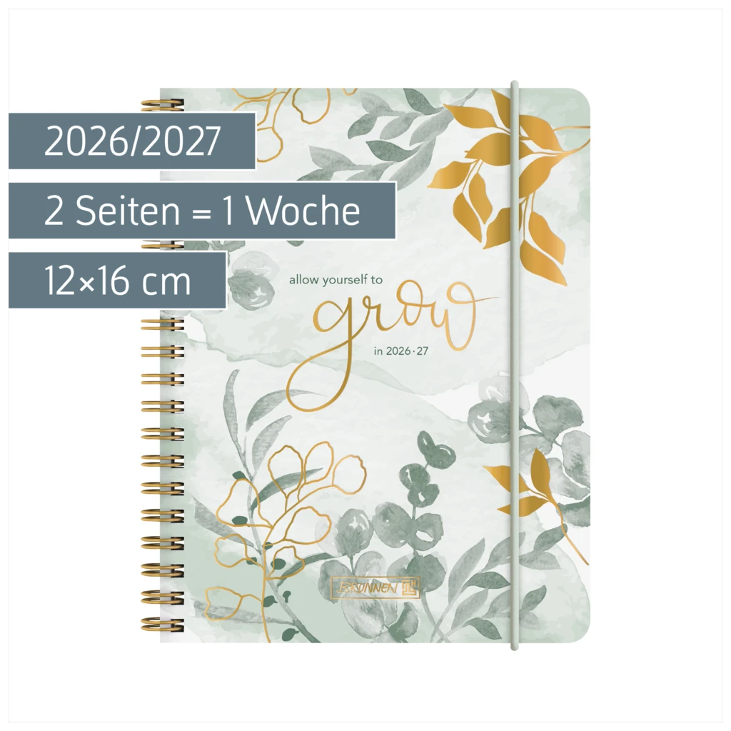 Schülerkalender 2026/2027 „Bloom“ | A6, Kunststoff