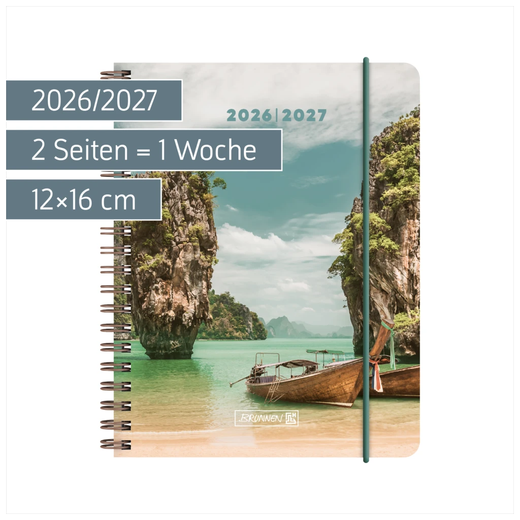 Schülerkalender 2026/2027 „Tropical“ | A6, Kunststoff