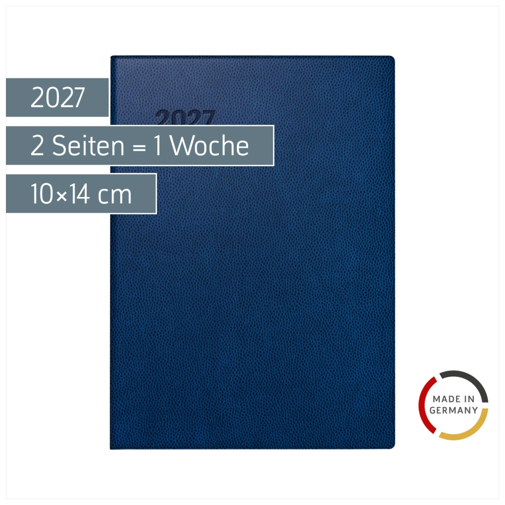 Taschenkalender Mod. 731 2027 | A6, Kunststoff, dunkelblau
