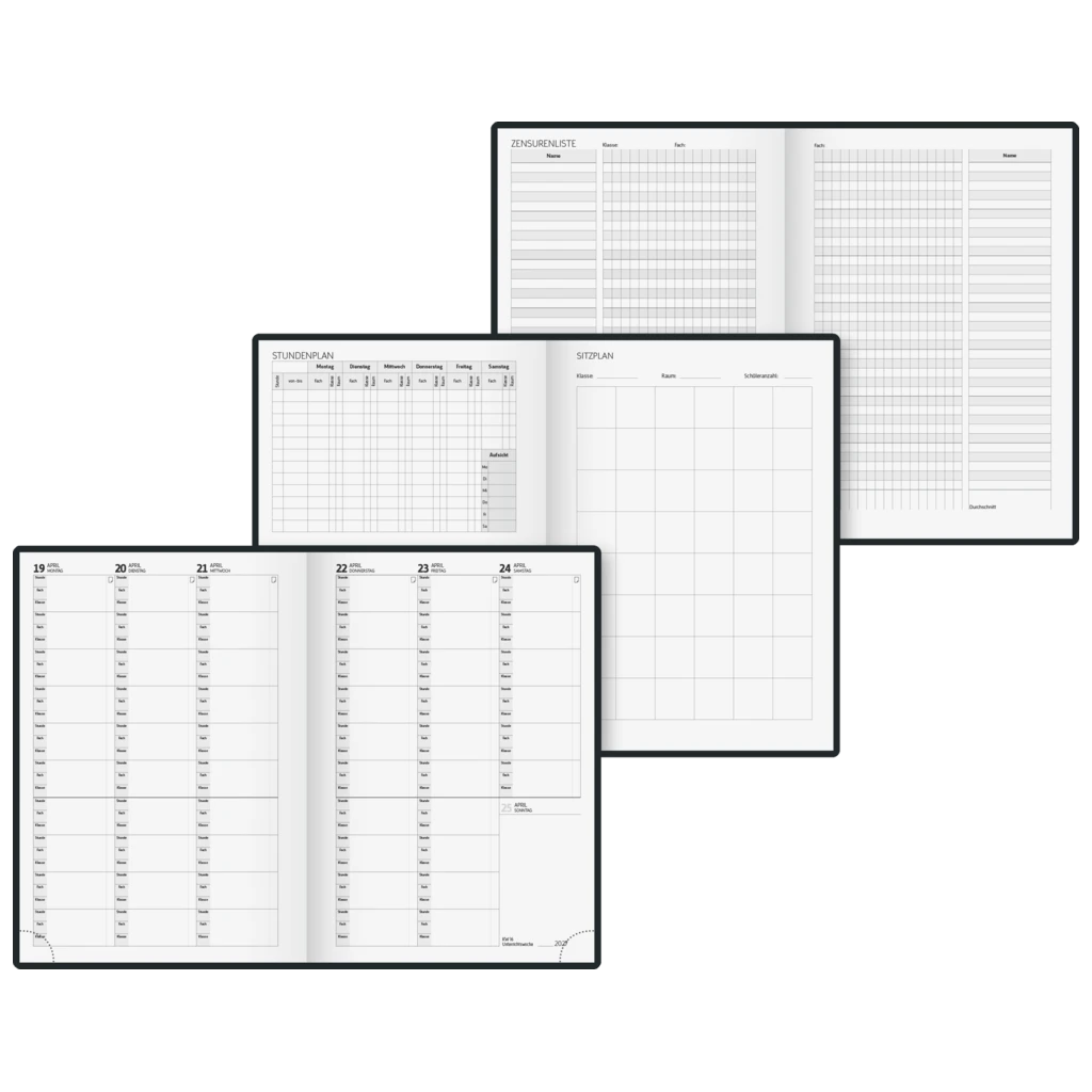 Lehrerkalender 2026/2027 „Bloom“ Termin- & Unterrichtsplaner | A5, Papier