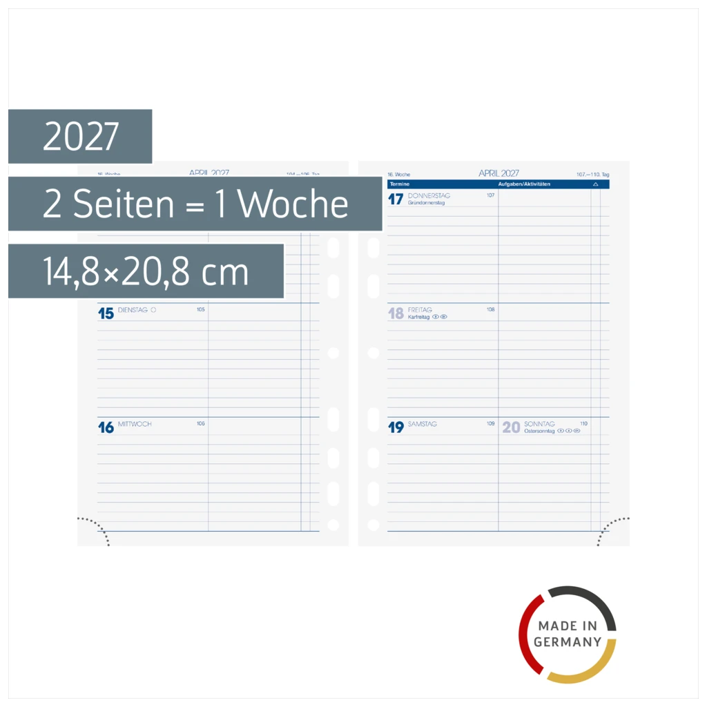 Wochenkalendarium BUSINESS 2027 | A5