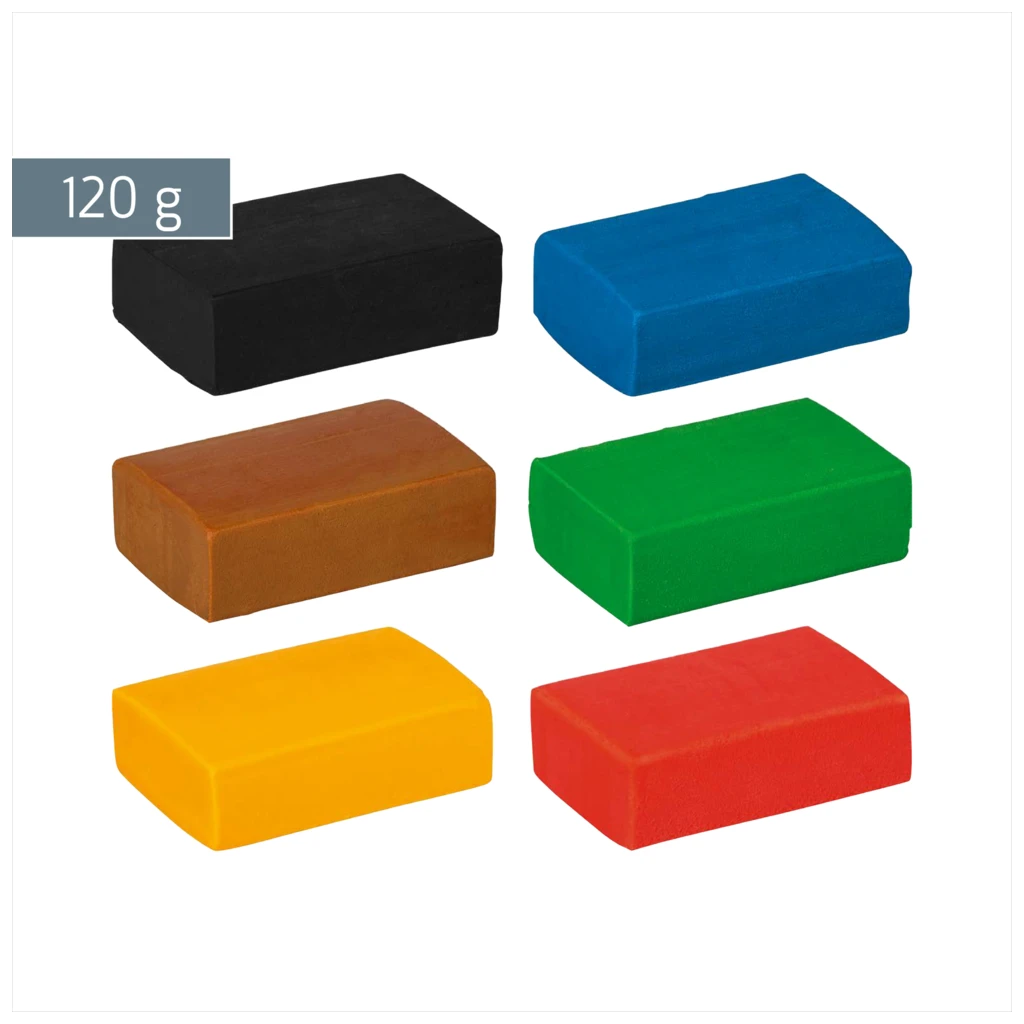 Modelliermassen-Set Kneten & Radieren „Colorpack Basic“ | 120 g