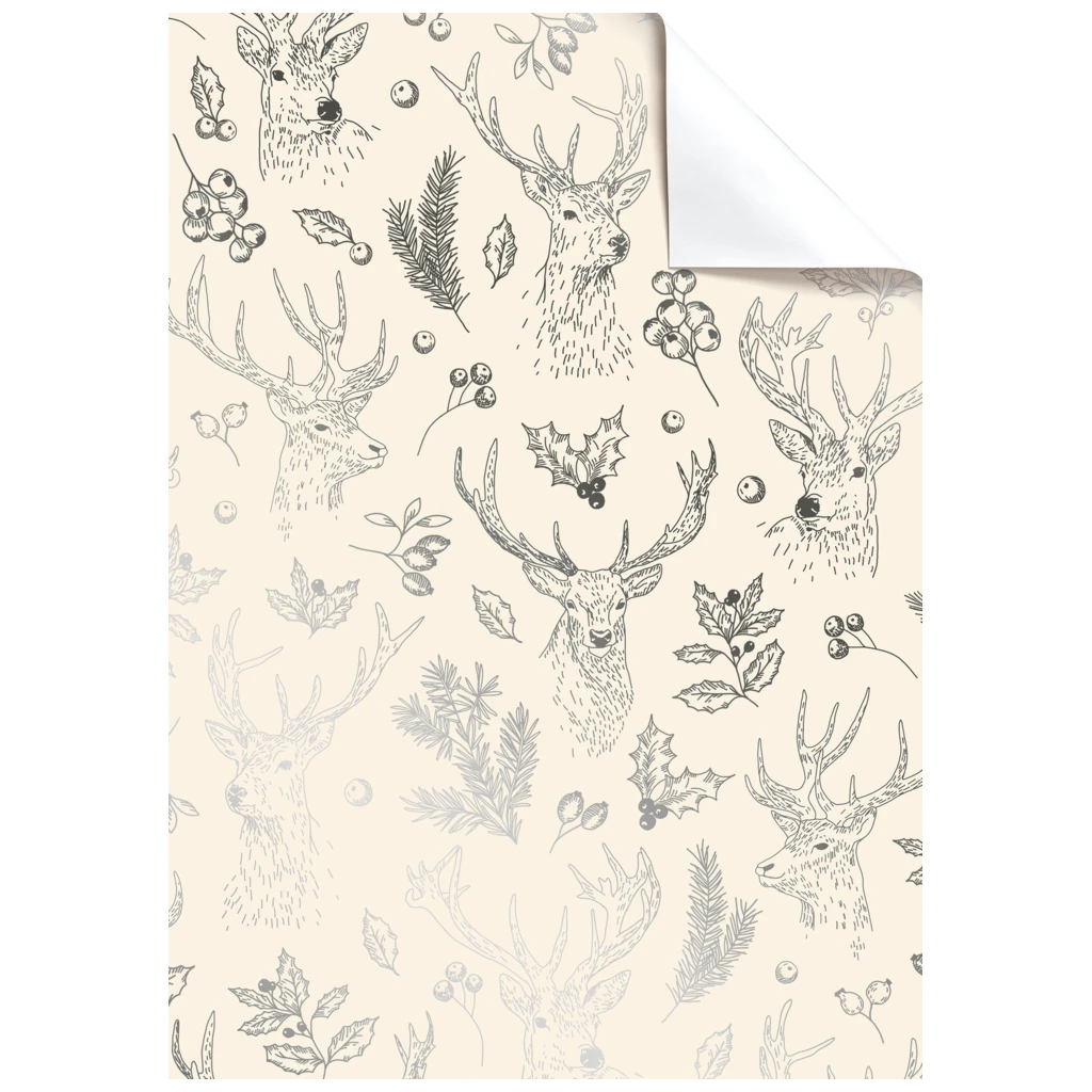 Geschenkpapier-Bogen „Beau“ | 50×70 cm, 76 g/m², beige