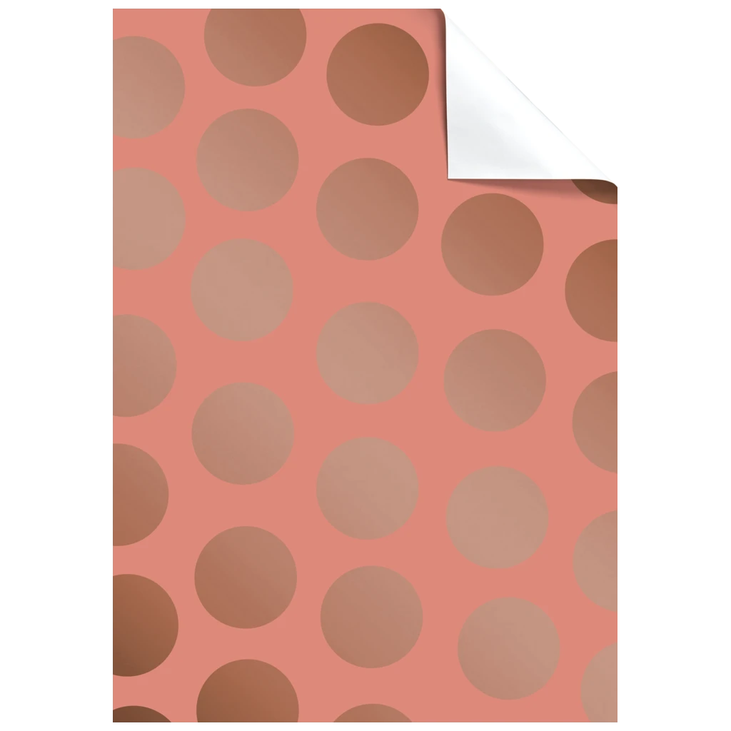 Geschenkpapier-Bogen „Vanda“ | 50×70 cm, 76 g/m², terracotta