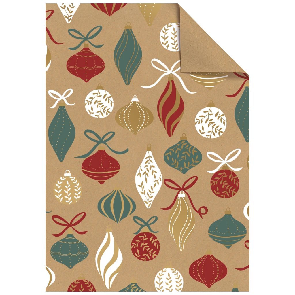 Geschenkpapier-Bogen „Lorena“ | 50×70 cm, 70 g/m², braun