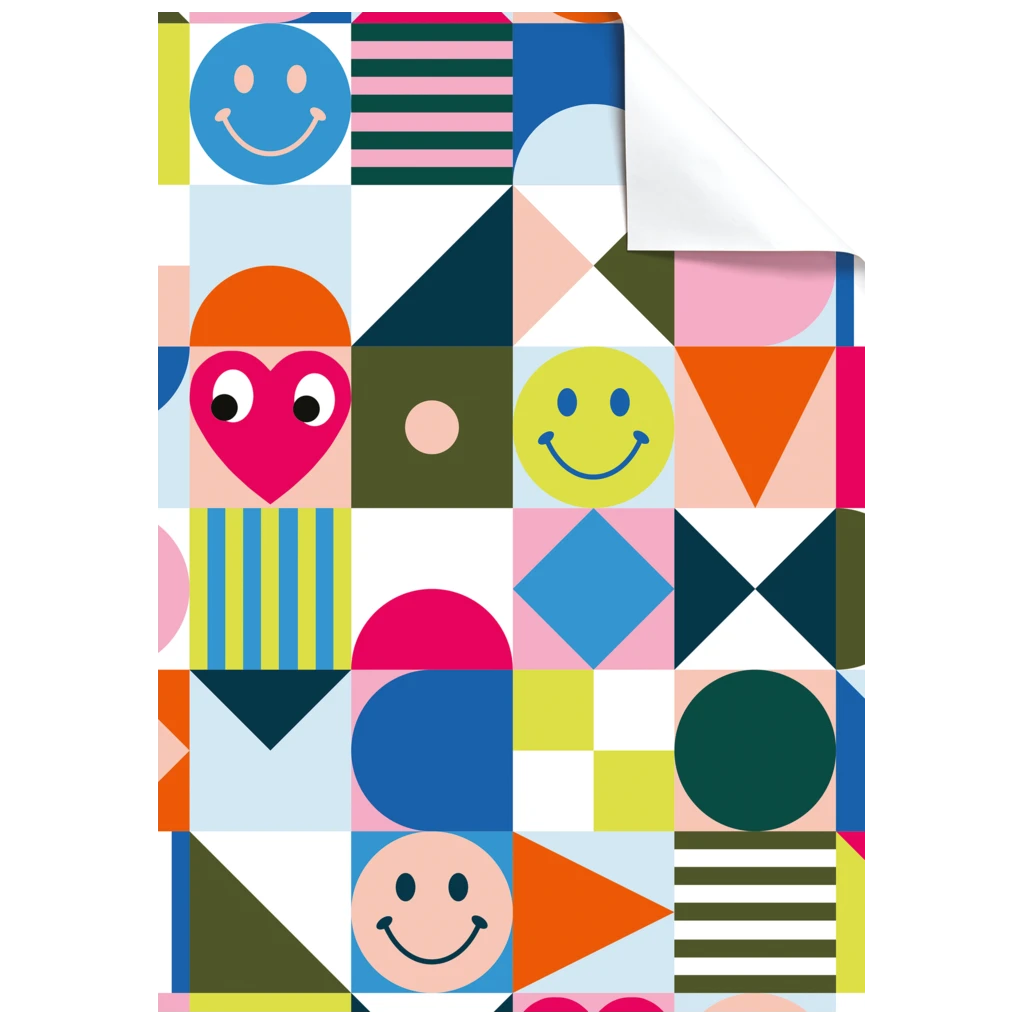 Geschenkpapier-Bogen „Mei“ | 50×70 cm, 80 g/m², mehrfarbig