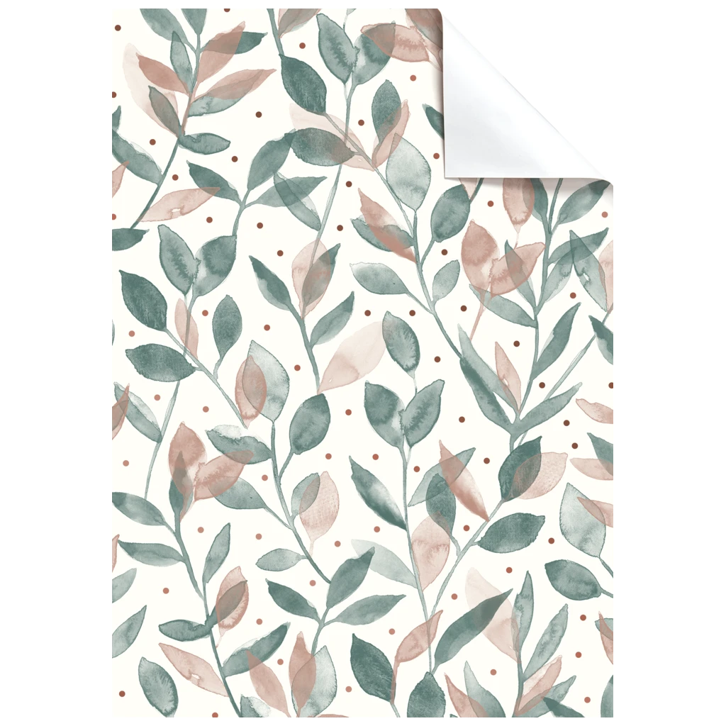 Geschenkpapier-Bogen „Merrit“ | 50×70 cm, 80 g/m², weiß