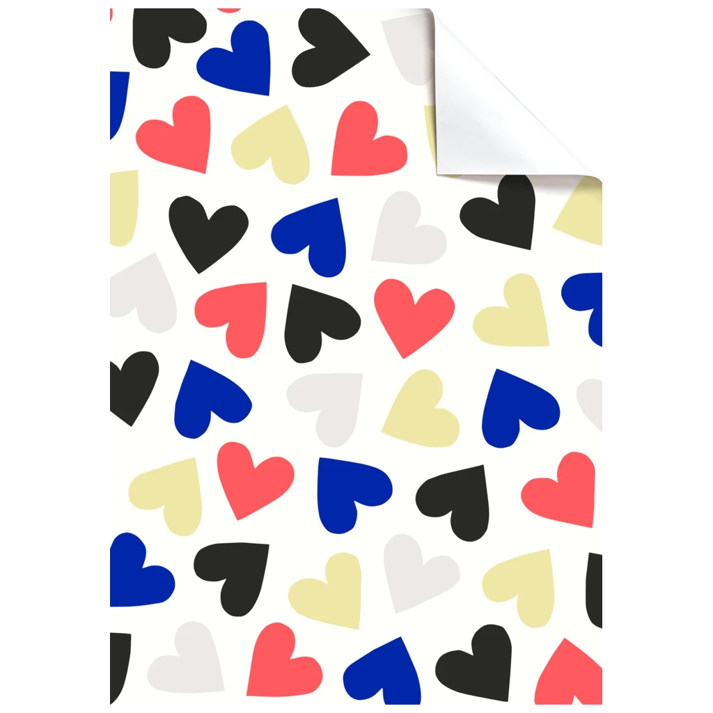Geschenkpapier-Bogen „Velia“ | 50×70 cm, 80 g/m², mehrfarbig