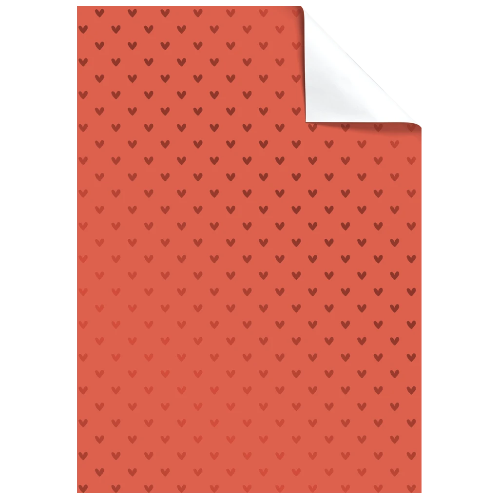 Geschenkpapier-Bogen „Zisa“ | 50×70 cm, 76 g/m², rot