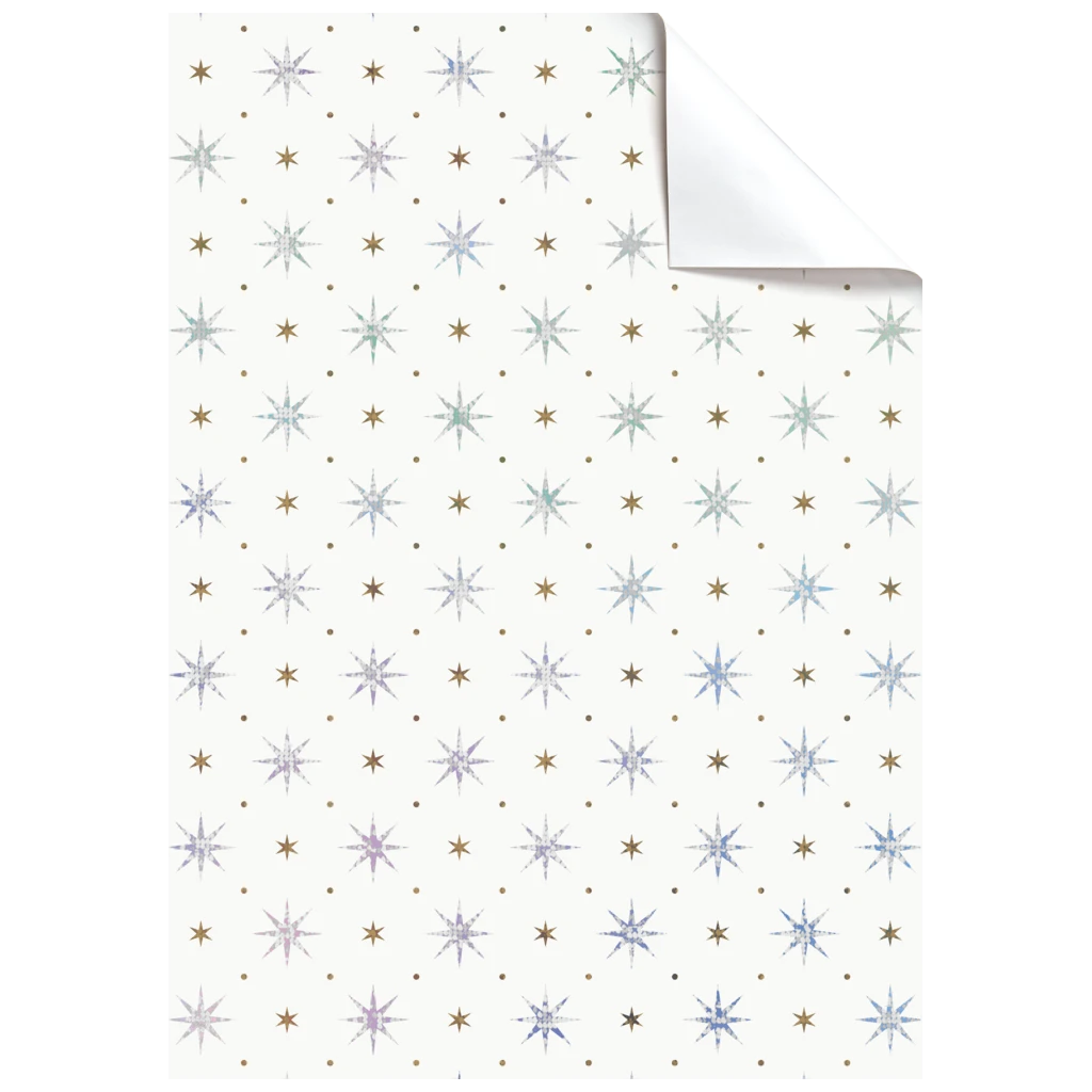 Geschenkpapier-Bogen „Zidonia“ | 100×70 cm, 76 g/m², weiß