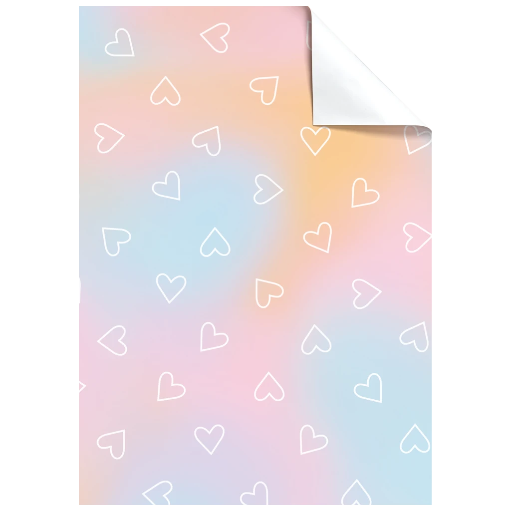 Geschenkpapier-Bogen „Kayla“ | 100×70 cm, 76 g/m², mehrfarbig, pastell
