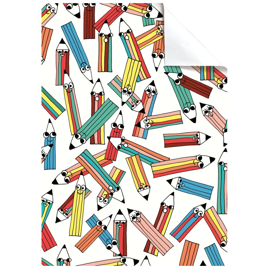Geschenkpapier-Bogen „Saro“ | 100×70 cm, 80 g/m², mehrfarbig