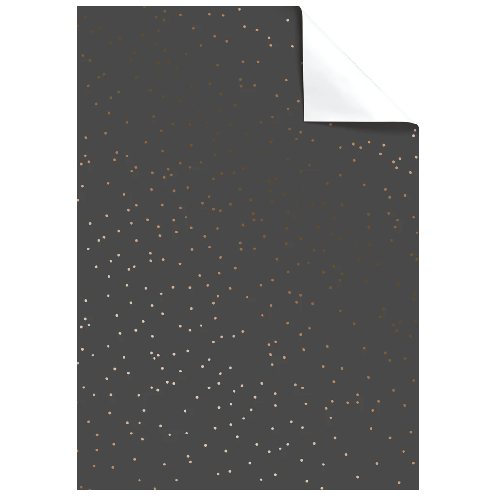 Geschenkpapier-Bogen „Yvie“ | 70×70 cm, 76 g/m², anthrazit