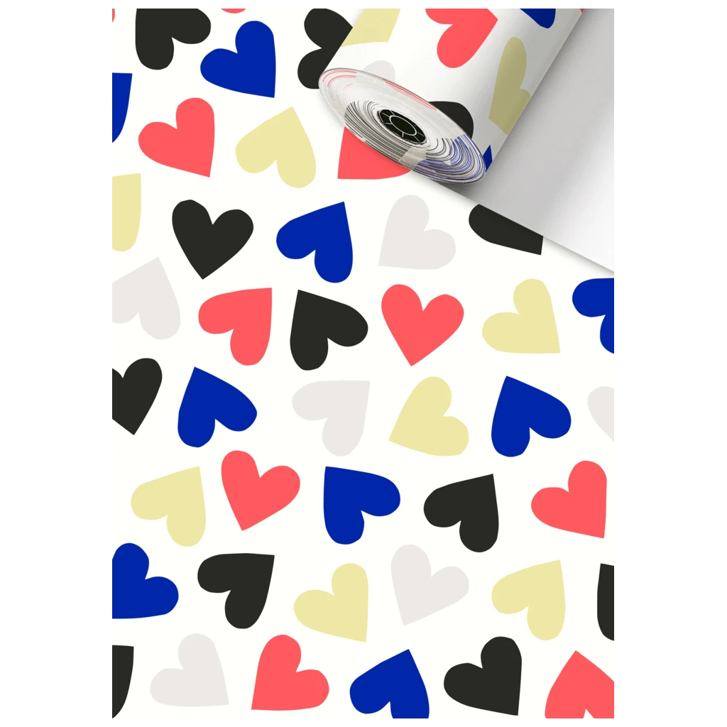 Geschenkpapier „Velia“ | 30 cm × 100 m, 80 g/m², mehrfarbig