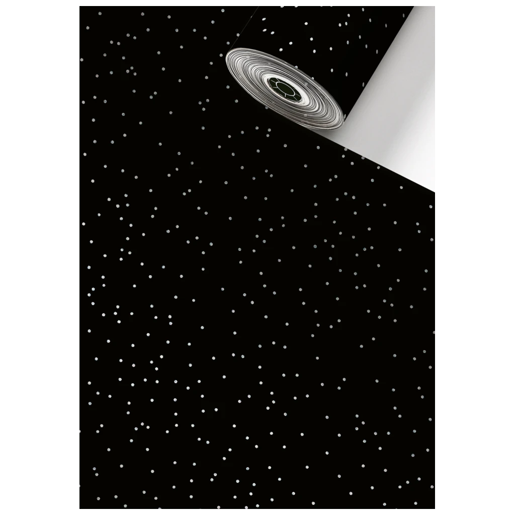 Geschenkpapier Sécaré-Rolle „Yvie“ | 30 cm × 100 m, 76 g/m², schwarz