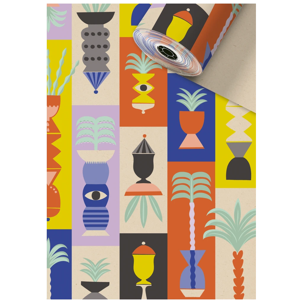 Geschenkpapier „Shani“ | 50 cm × 150 m, 70 g/m², mehrfarbig