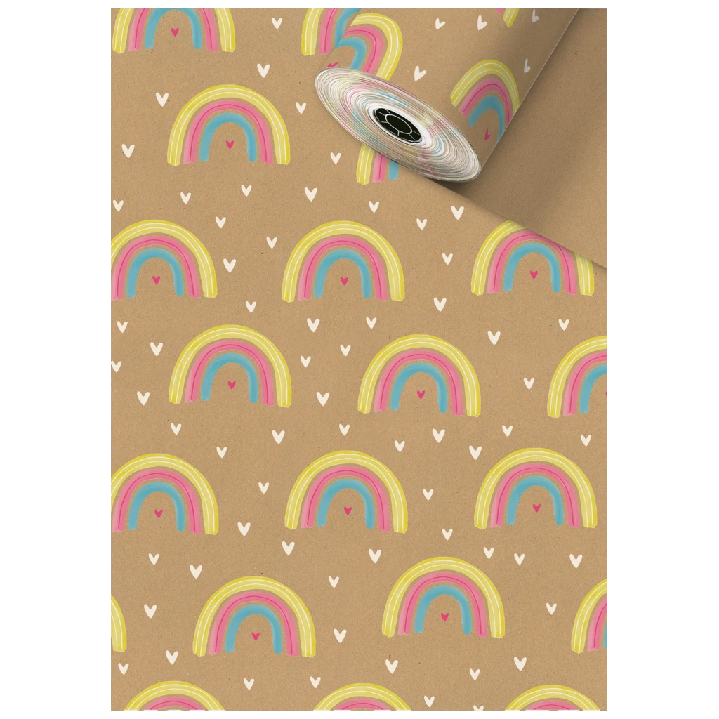 Geschenkpapier Sécaré-Rolle „Chilly“ | 50 cm × 250 m, 70 g/m², braun