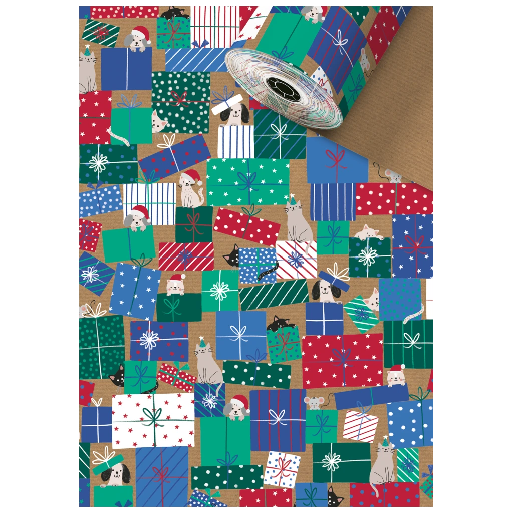 Geschenkpapier „Taly“ | 70 cm × 250 m, 60 g/m², mehrfarbig