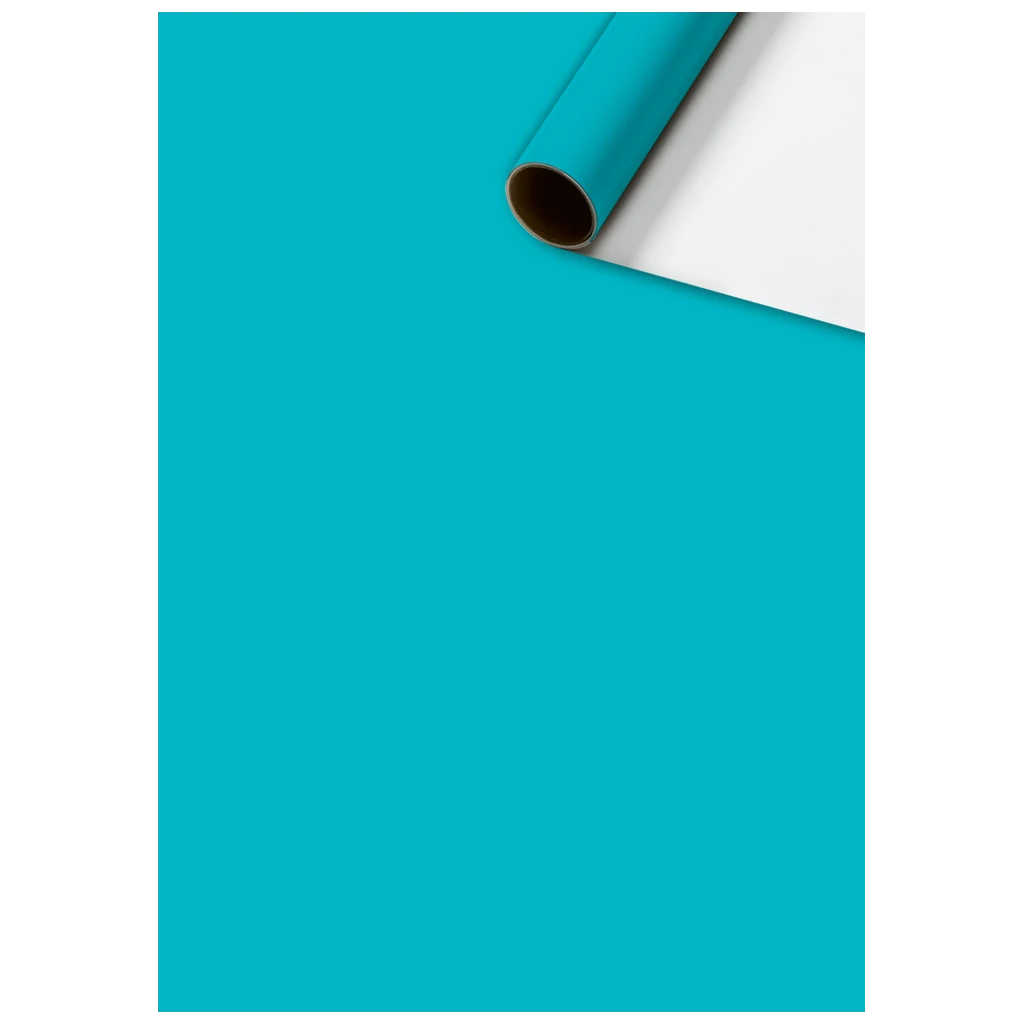 Geschenkpapier „Uni Plain“ One Colour | 70 cm × 5 m, 80 g/m², türkis