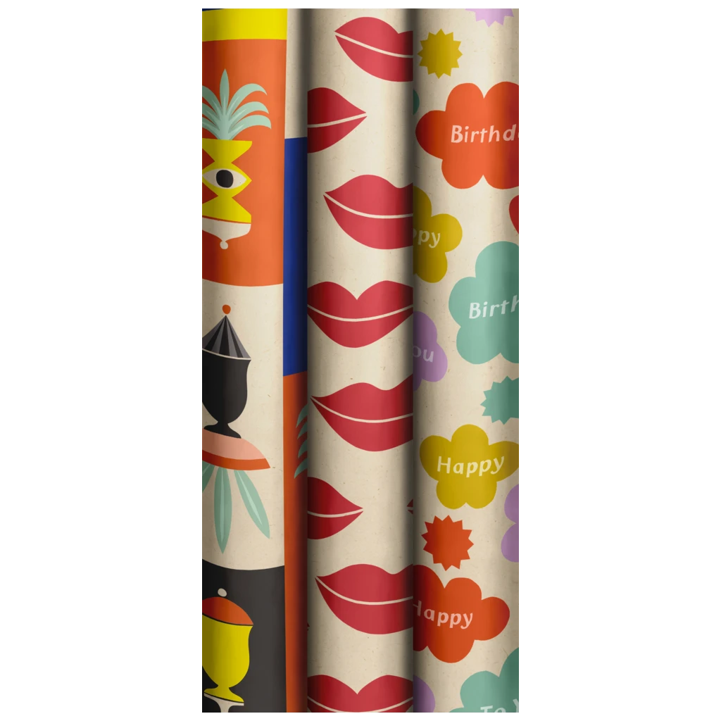 Geschenkpapier „Natural Friendship“ | 70 cm × 2 m, 70 g/m², sortiert