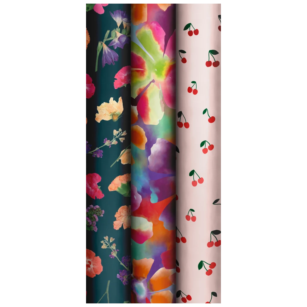 Geschenkpapier „Wonderful Nature“ | 70 cm × 1,5 m, sortiert