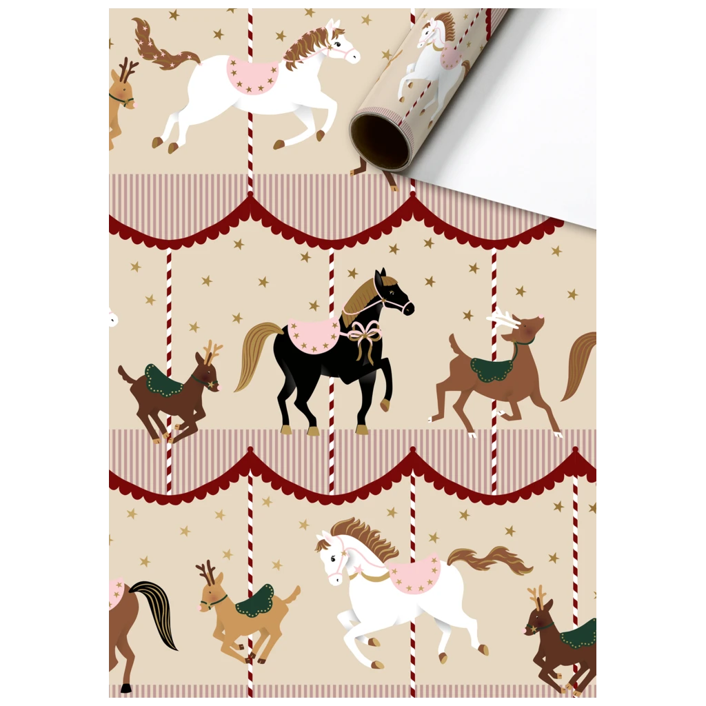 Geschenkpapier „Katalina“ | 70 cm × 2 m, 80 g/m², beige