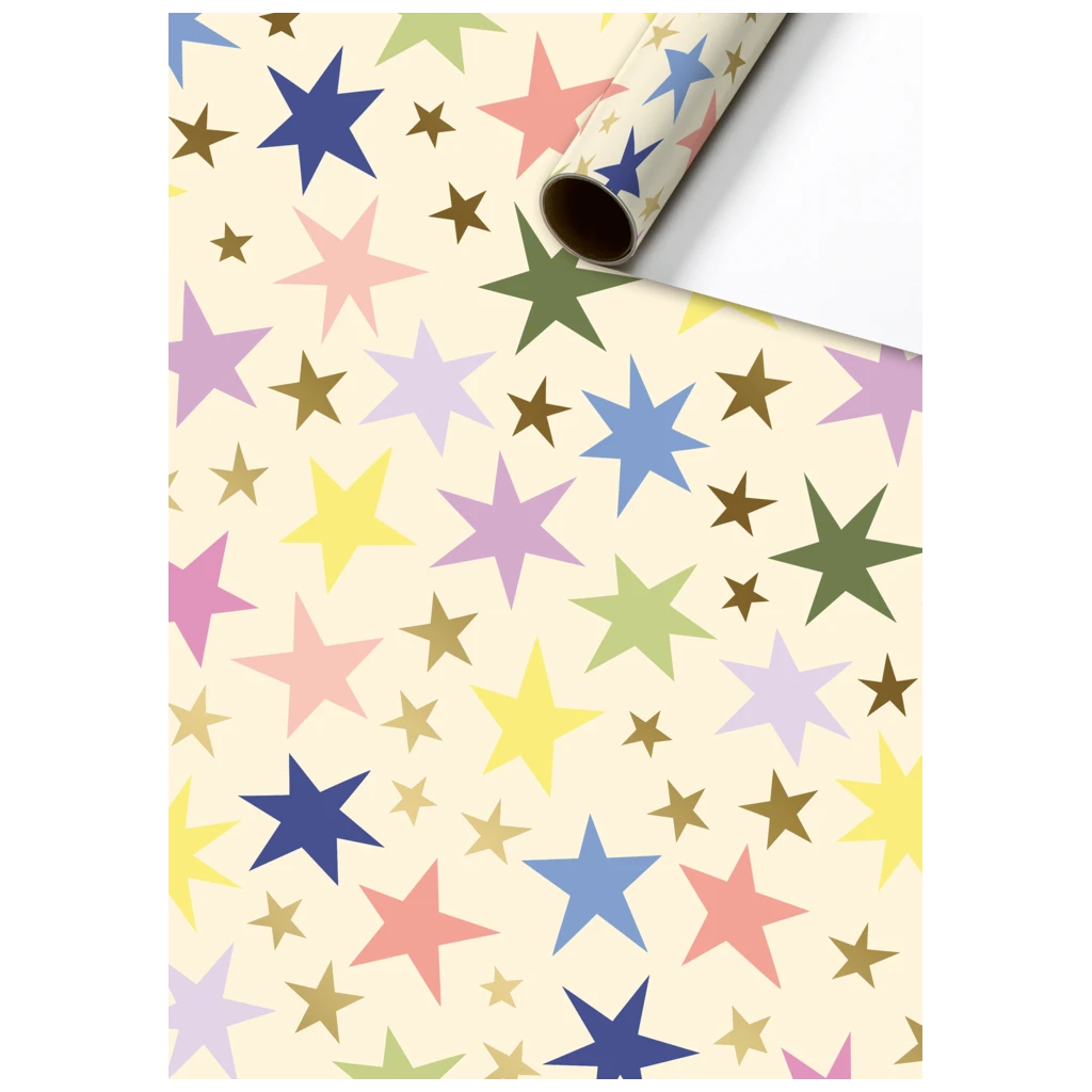 Geschenkpapier „Zig“ | 70 cm × 1,5 m, 76 g/m², beige