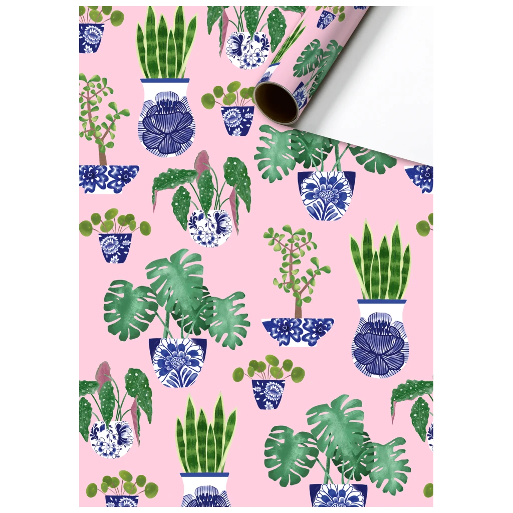 Geschenkpapier „Amal“ | 70 cm × 2 m, 80 g/m², pink