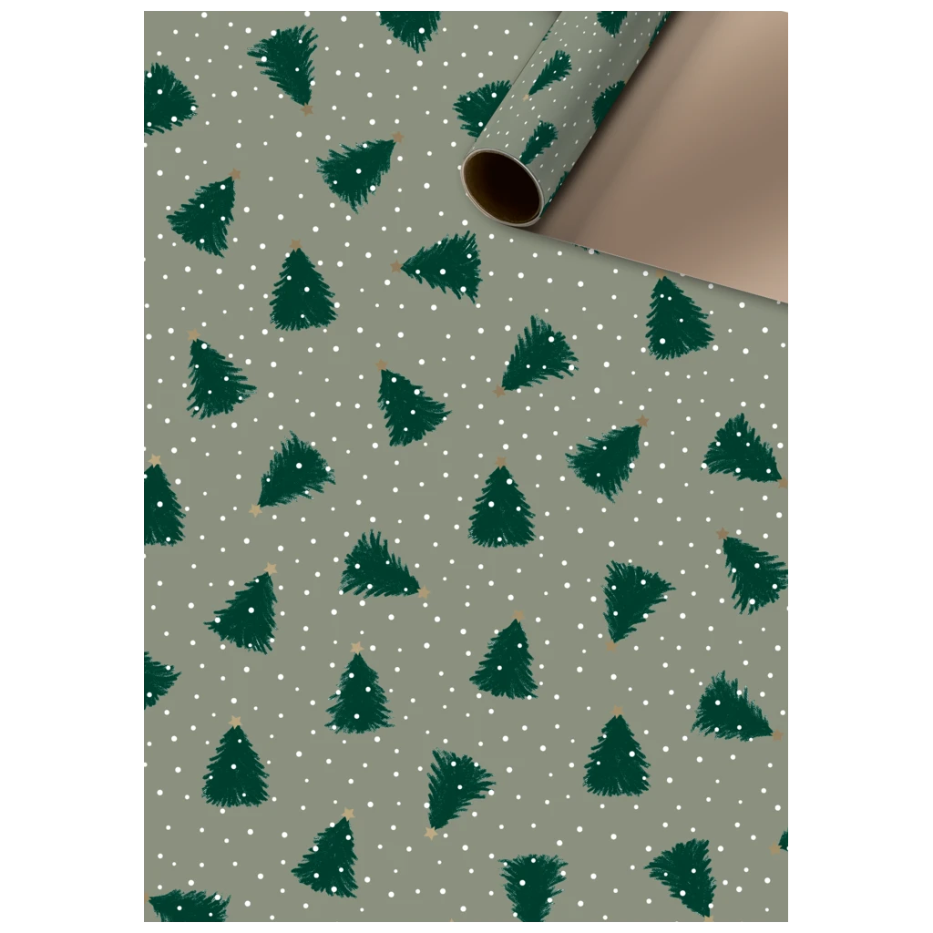 Geschenkpapier „Kian“ | 70 cm × 2 m, 70 g/m², salbei