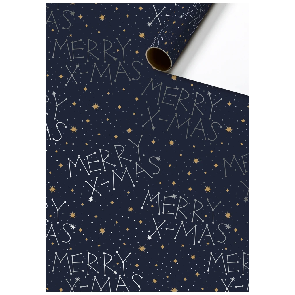 Geschenkpapier „Staila“ | 70 cm × 1,5 m, 76 g/m², dunkelblau