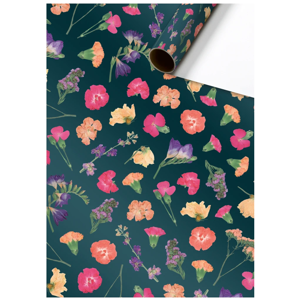 Geschenkpapier „Maila“ | 70 cm × 1,5 m, 76 g/m², petrol
